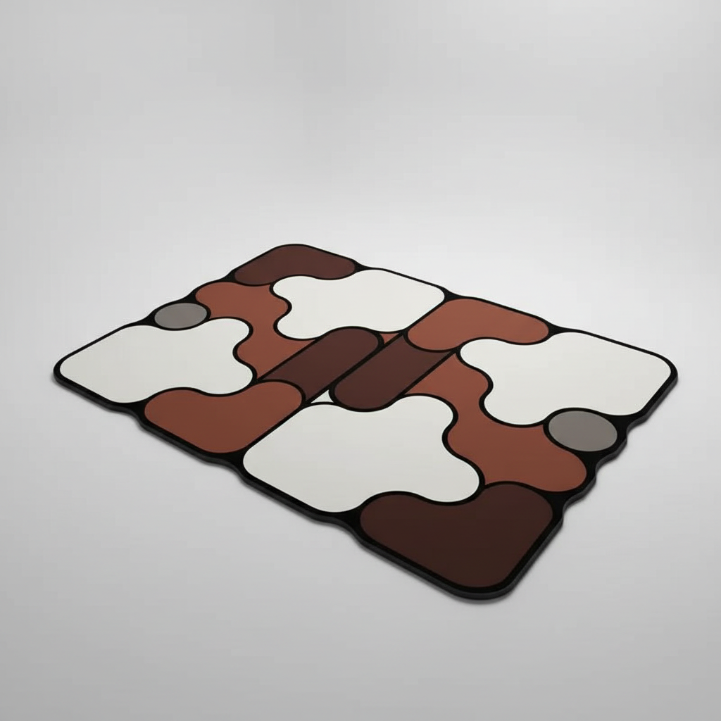 Gepolsterte Gestrickte Badmatte - DiatomLuxe