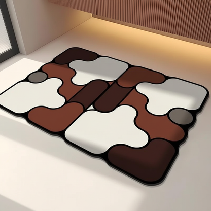 Gepolsterte Gestrickte Badmatte - DiatomLuxe