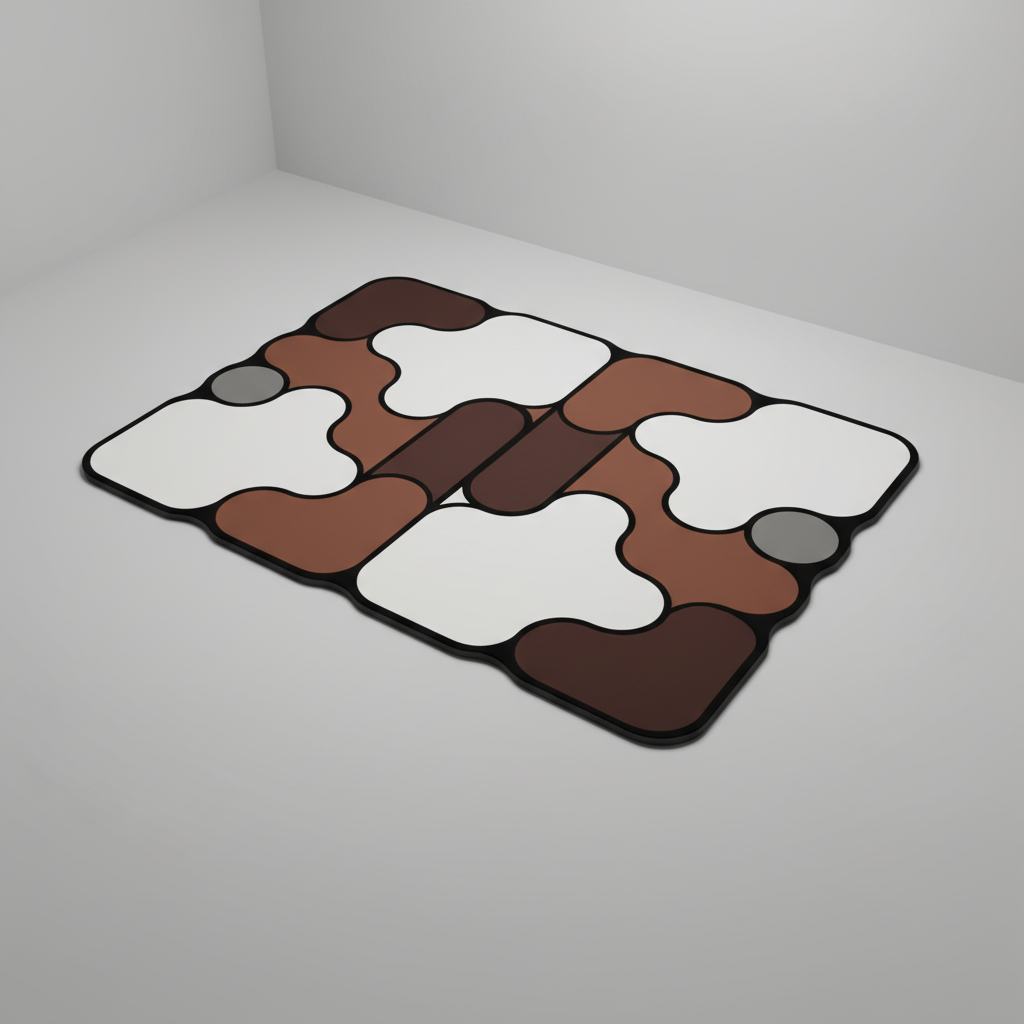 Gepolsterte Gestrickte Badmatte - DiatomLuxe