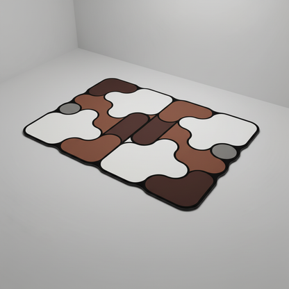 Gepolsterte Gestrickte Badmatte - DiatomLuxe