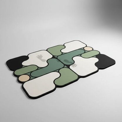 Gepolsterte Gestrickte Badmatte - DiatomLuxe