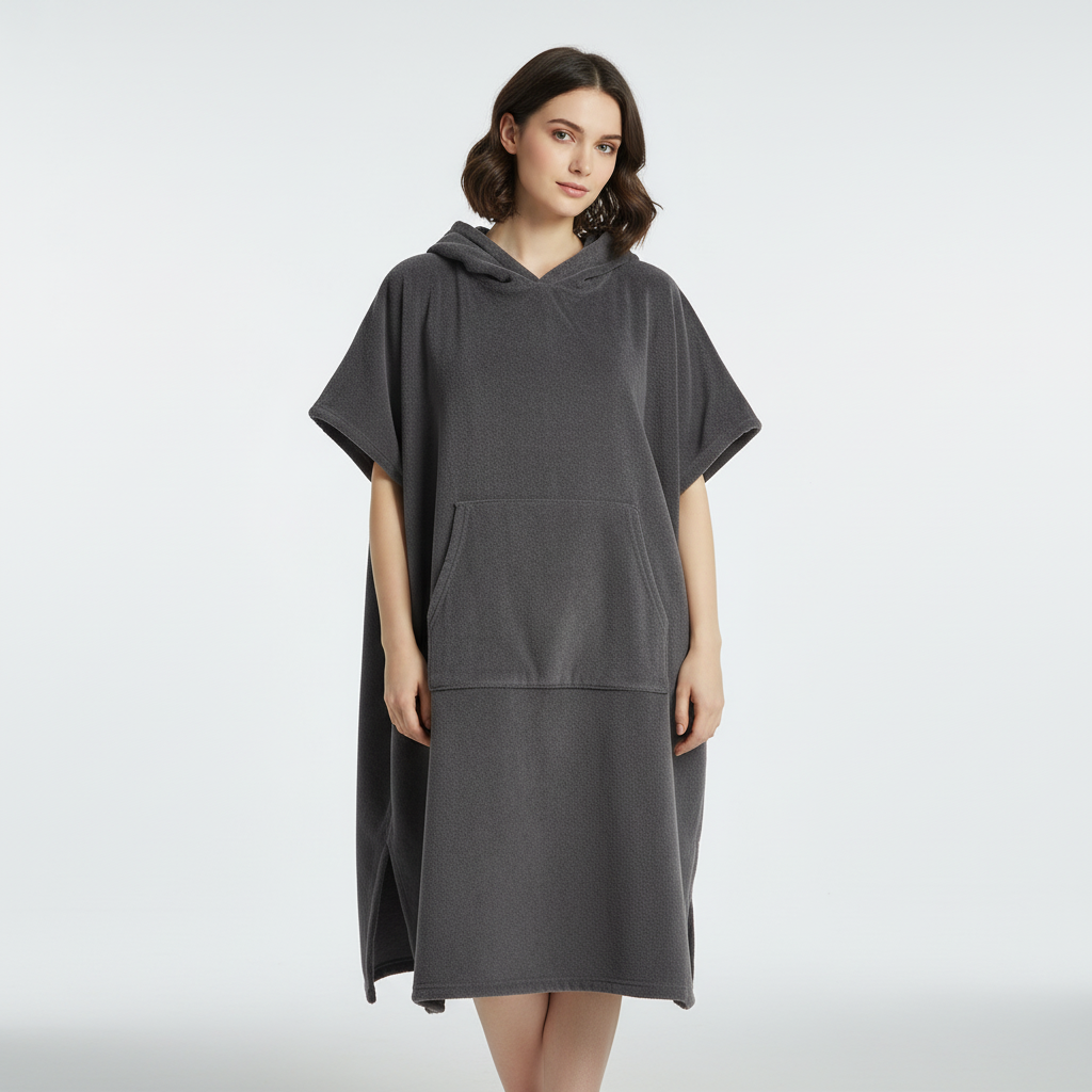 Geräumiger Handtuch-Poncho - KangarooCover