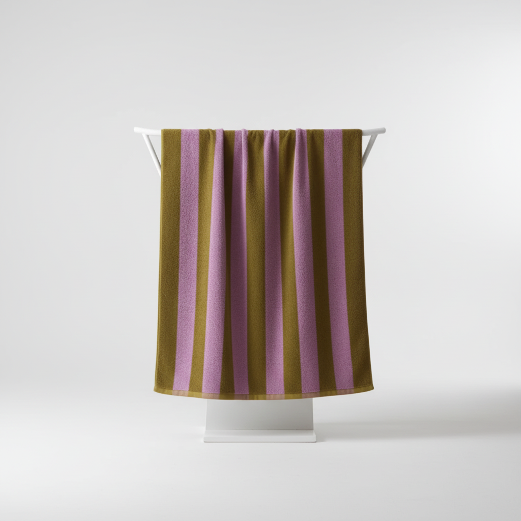 Gestreiftes Handtuch - RetroTowel