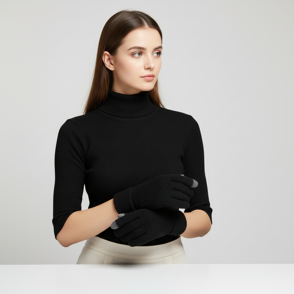Gestrickte Touchscreen Handschuhe - TouchGlove
