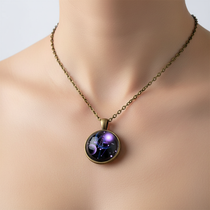 Glasanhänger Mit Sternzeichen - StarJewelry 