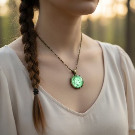 Glasanhänger Mit Sternzeichen - StarJewelry 