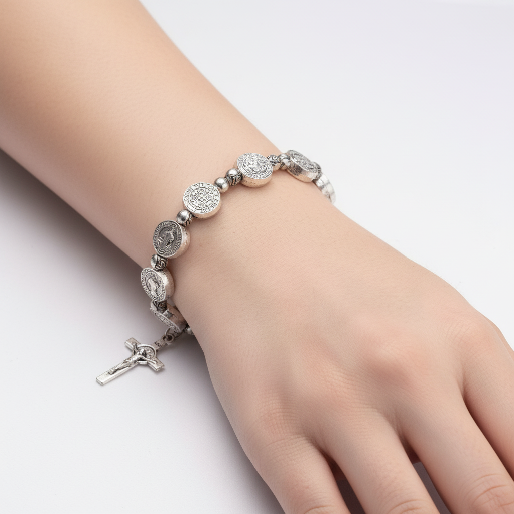 Gold- Und Silberarmband - FaithBracelet 