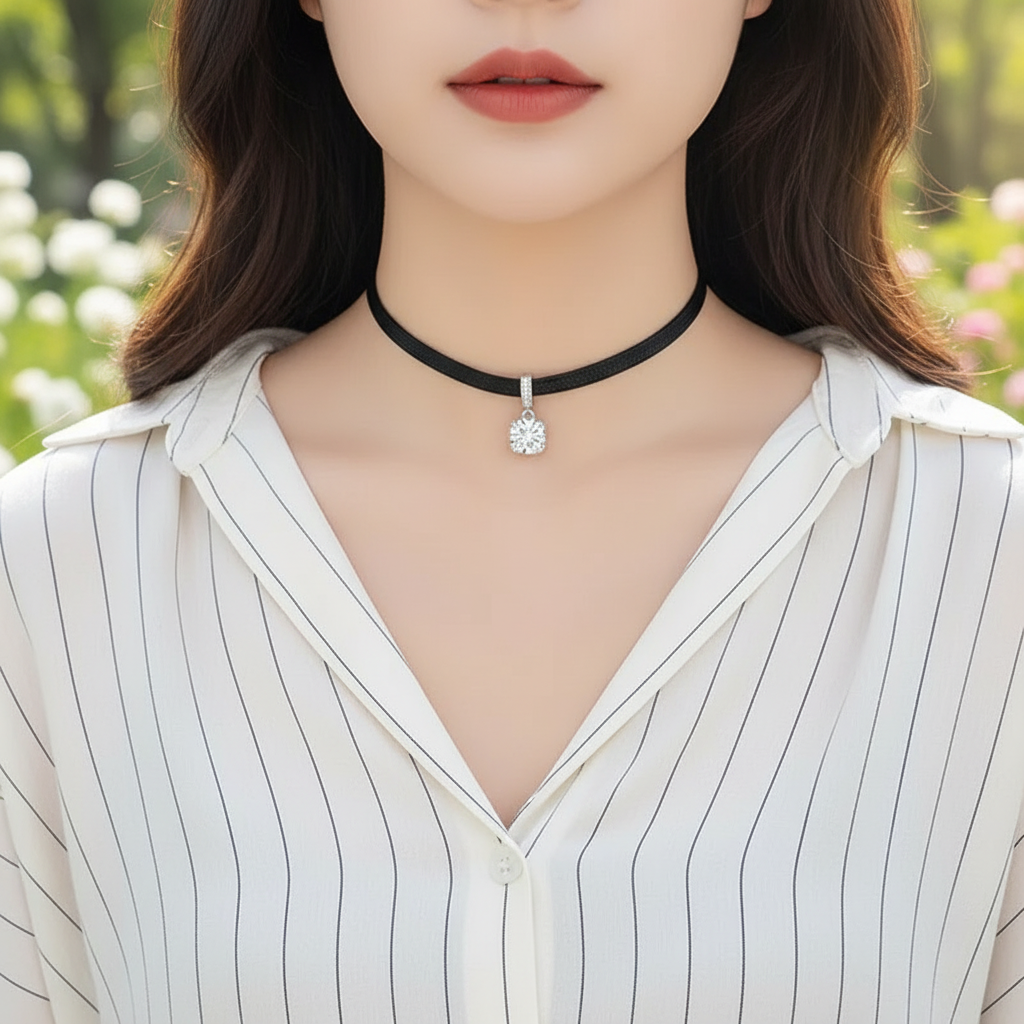 Gothic-Stil Halsband - GlamourChoker 