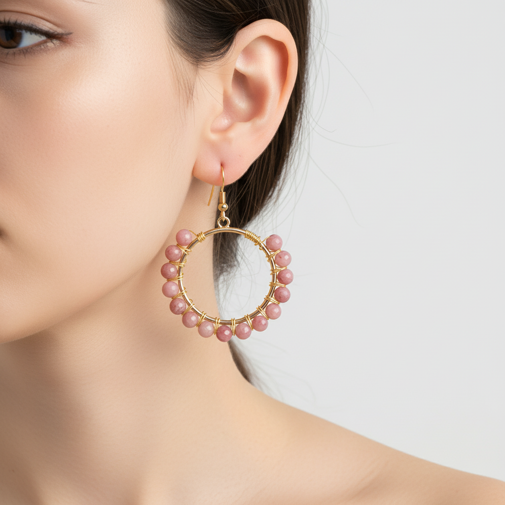 Große Creolen Aus Kristall - CrystalHoops 