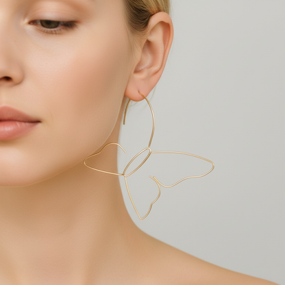 Große Schmetterlingsohrringe - ButterflyShine 