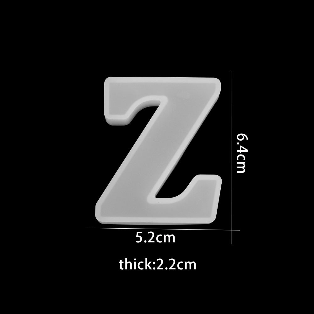 3D Silikonform zum Gießen von Schokoladenbuchstaben – BackSpaß (1+1 Gratis)