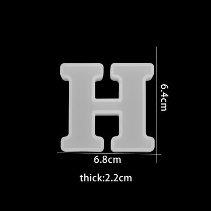 3D Silikonform zum Gießen von Schokoladenbuchstaben – BackSpaß (1+1 Gratis)