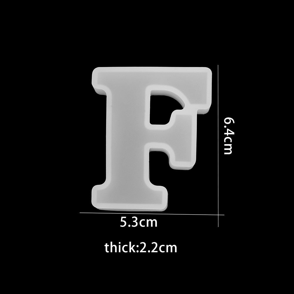 3D Silikonform zum Gießen von Schokoladenbuchstaben – BackSpaß (1+1 Gratis)