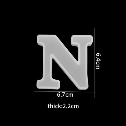 3D Silikonform zum Gießen von Schokoladenbuchstaben – BackSpaß (1+1 Gratis)