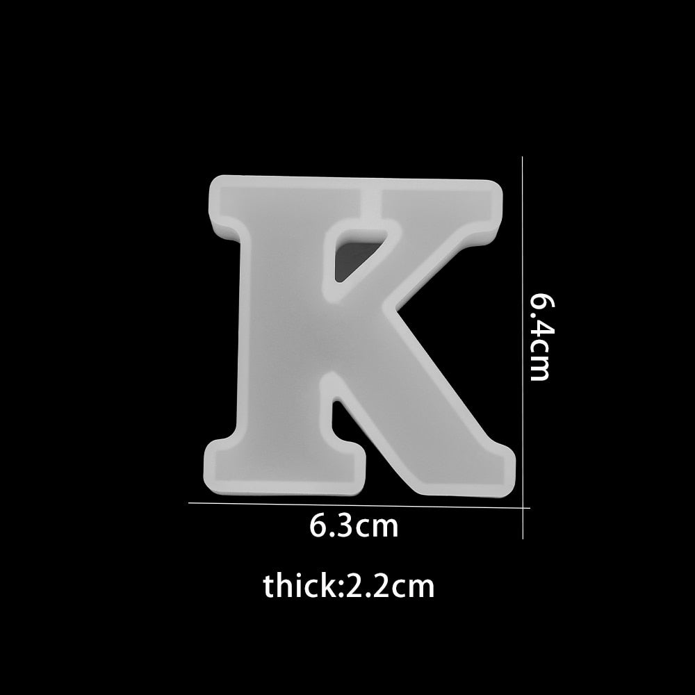 3D Silikonform zum Gießen von Schokoladenbuchstaben – BackSpaß (1+1 Gratis)