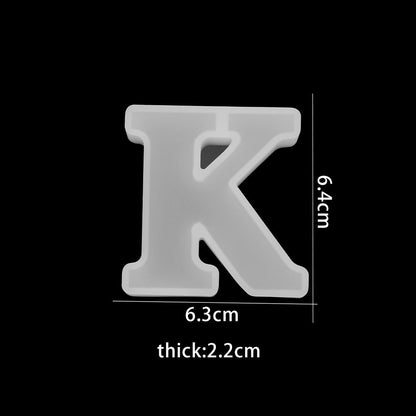 3D Silikonform zum Gießen von Schokoladenbuchstaben – BackSpaß (1+1 Gratis)