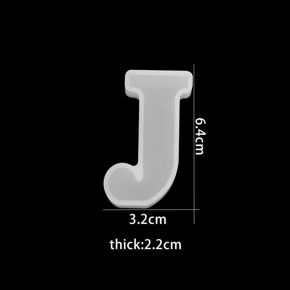3D Silikonform zum Gießen von Schokoladenbuchstaben – BackSpaß (1+1 Gratis)