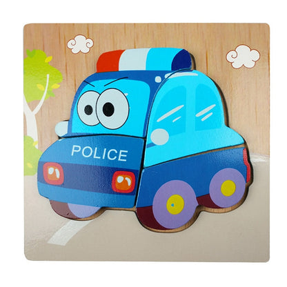 Montessori Lernpuzzle aus Holz – FarbenFreude (1+1 Gratis)