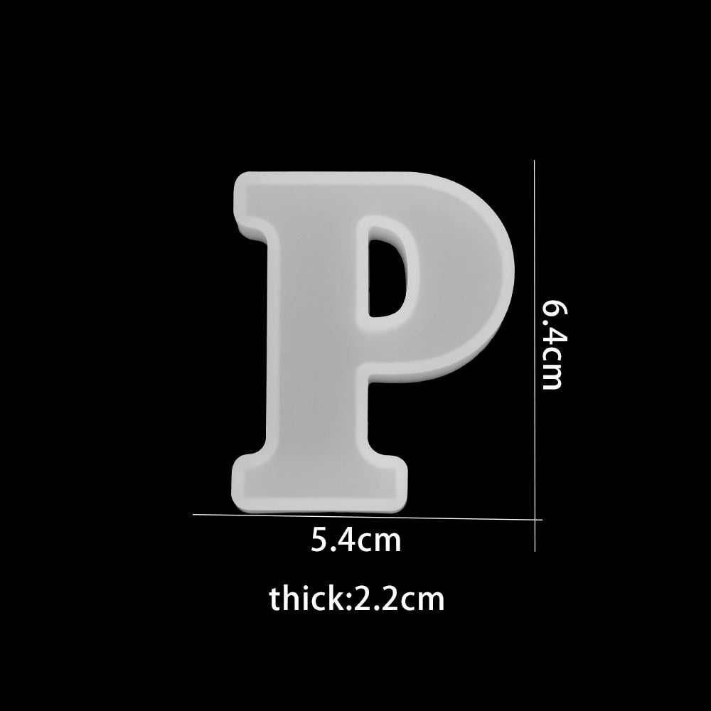 3D Silikonform zum Gießen von Schokoladenbuchstaben – BackSpaß (1+1 Gratis)