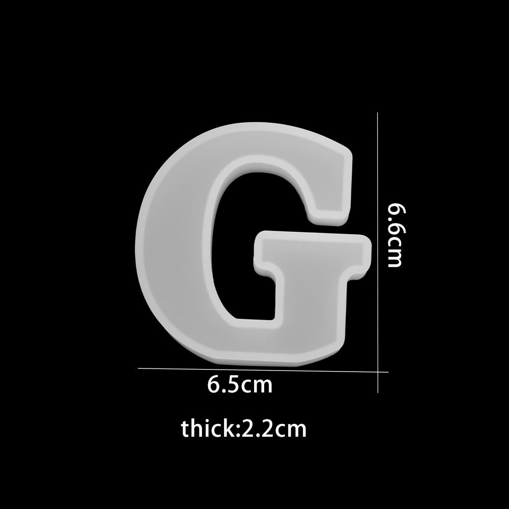 3D Silikonform zum Gießen von Schokoladenbuchstaben – BackSpaß (1+1 Gratis)