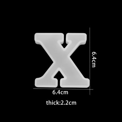 3D Silikonform zum Gießen von Schokoladenbuchstaben – BackSpaß (1+1 Gratis)