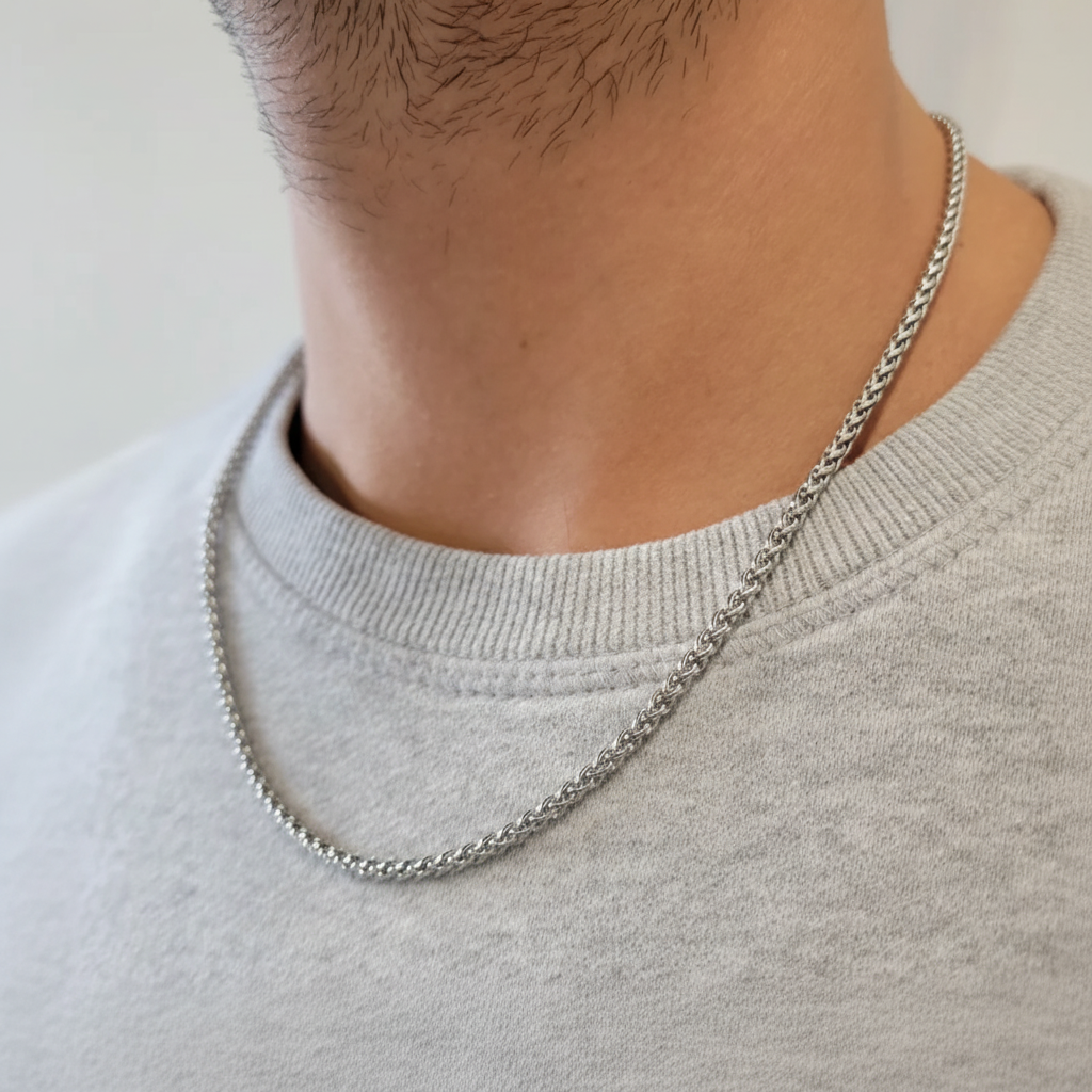 Halskette Aus Silber - PowerChain 