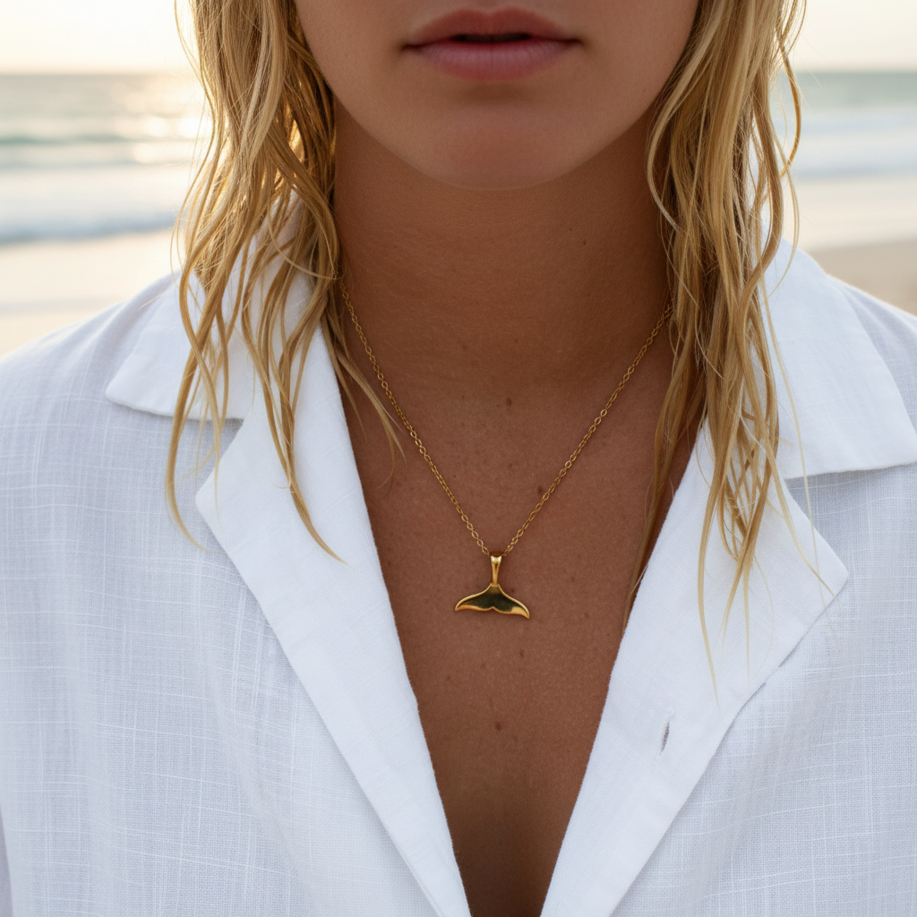 Halskette Mit Anhänger - WhaleTailJewelry 