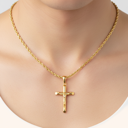 Halskette Mit Kreuz - FaithChain 