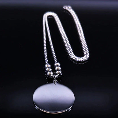 Halskette Mit Lotusmotiv - SilverPower 