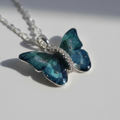 Halskette Mit Schmetterlingsmotiv - Butterfli 