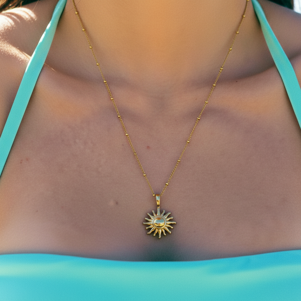 Halskette Mit Sonnenanhänger - SunshineLink 