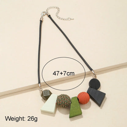 Handgefertigte Halskette - WoodPrism 