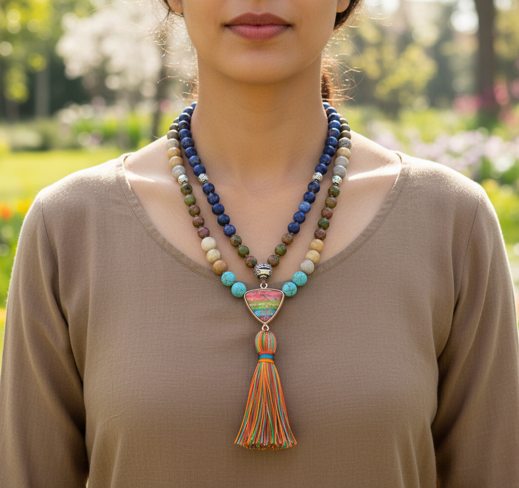 Handgefertigte Mala-Kette - MalaJewelry 