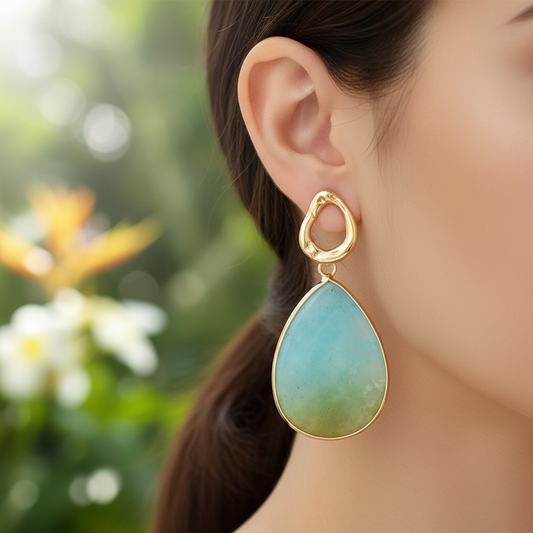 Handgefertigte Ohrringe - Aqualuxe 