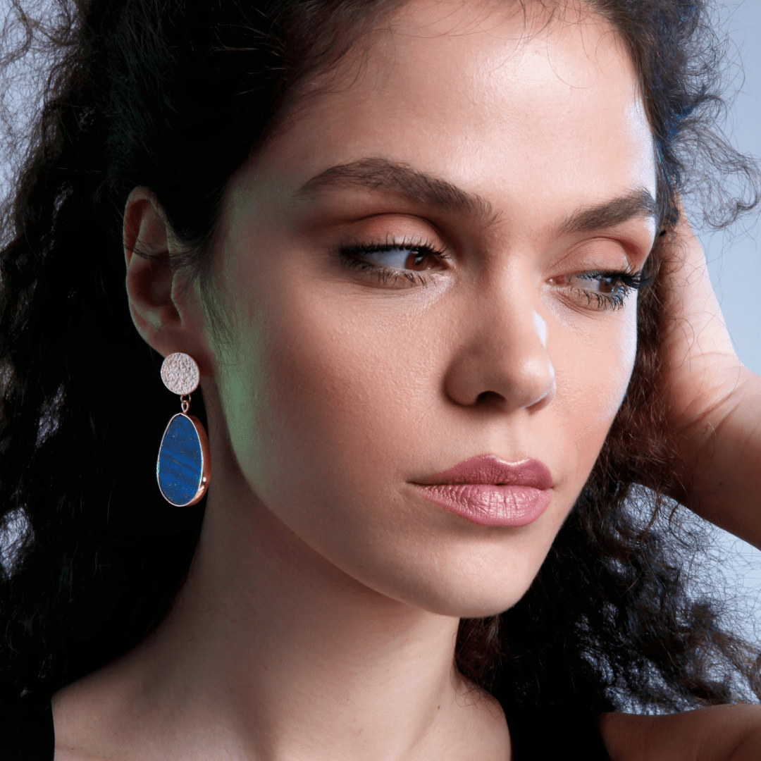 Handgefertigte Ohrringe - LapisGlow 