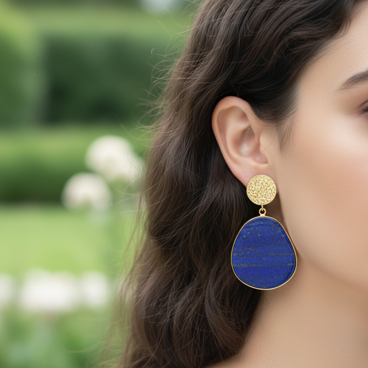 Handgefertigte Ohrringe - LapisGlow 