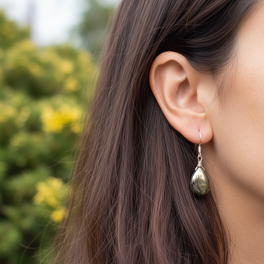 Handgefertigte Tropfenohrringe - ReflexDream 