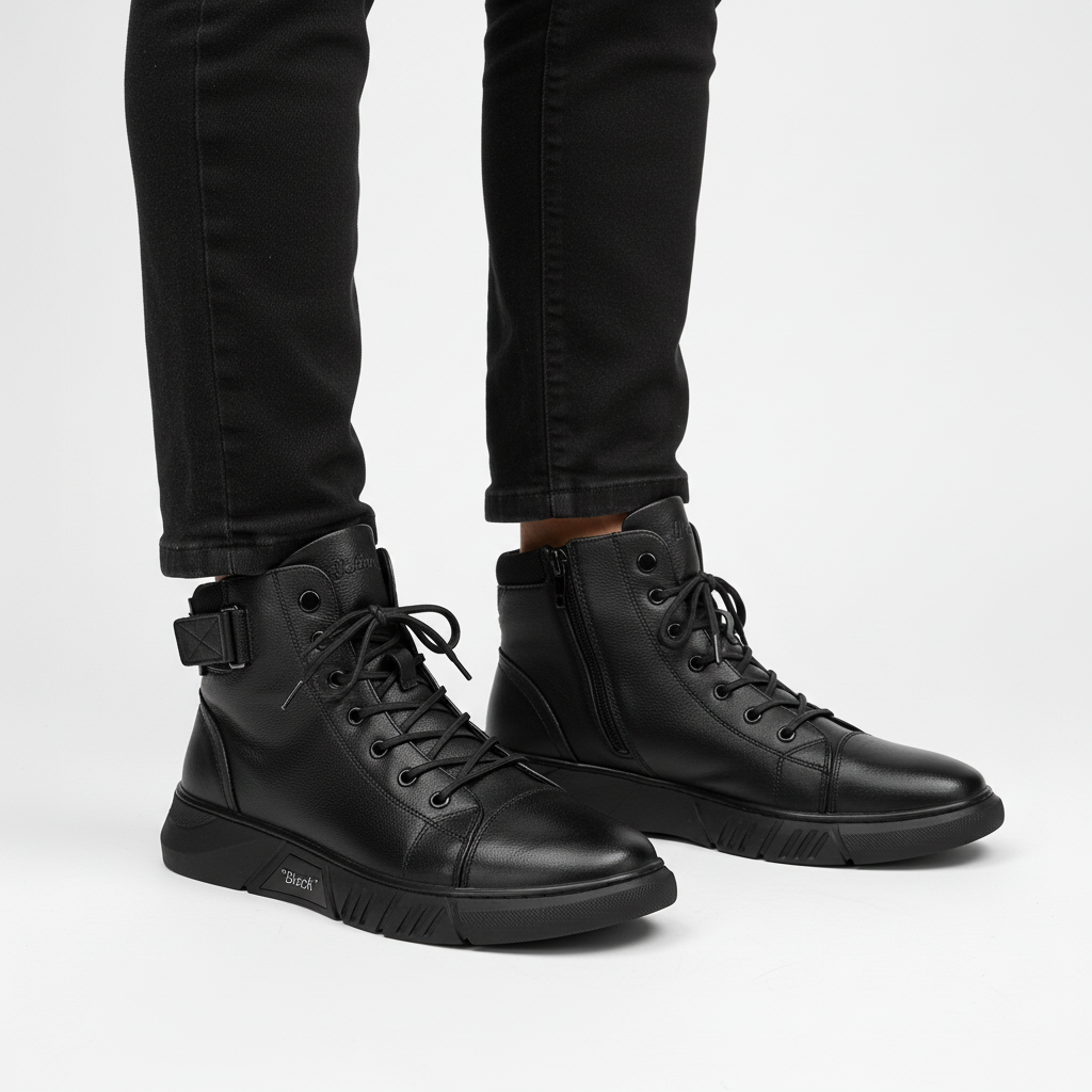 Handgefertigte Lederoberfläche - Shawn