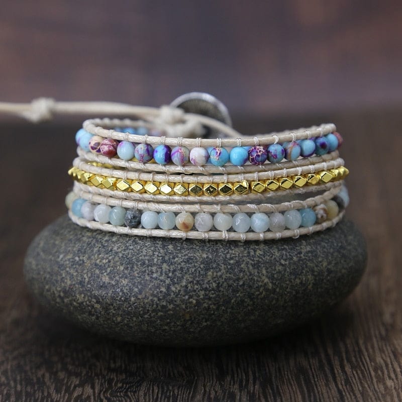 Handgefertigtes Wickelarmband - ChakraWrap 