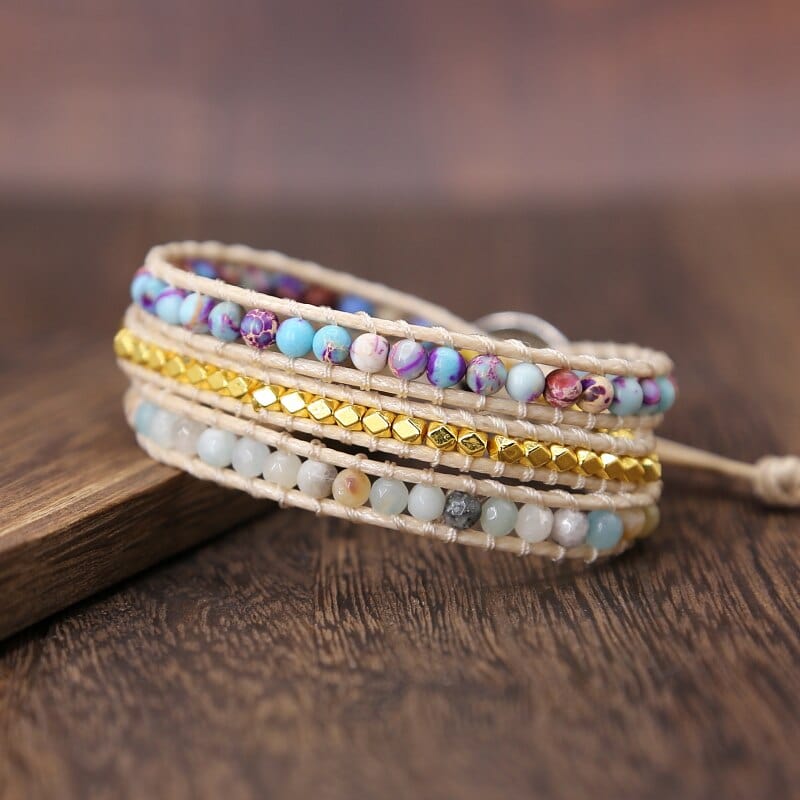 Handgefertigtes Wickelarmband - ChakraWrap 