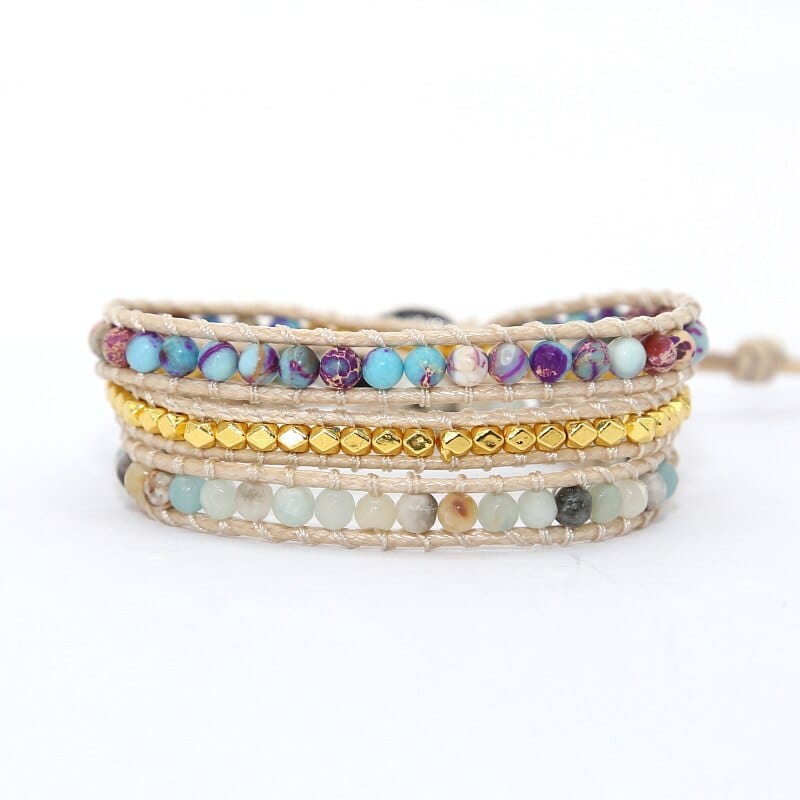 Handgefertigtes Wickelarmband - ChakraWrap 