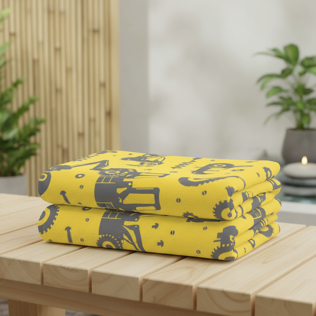 Handtuch Mit Motiv - DiggerSheet