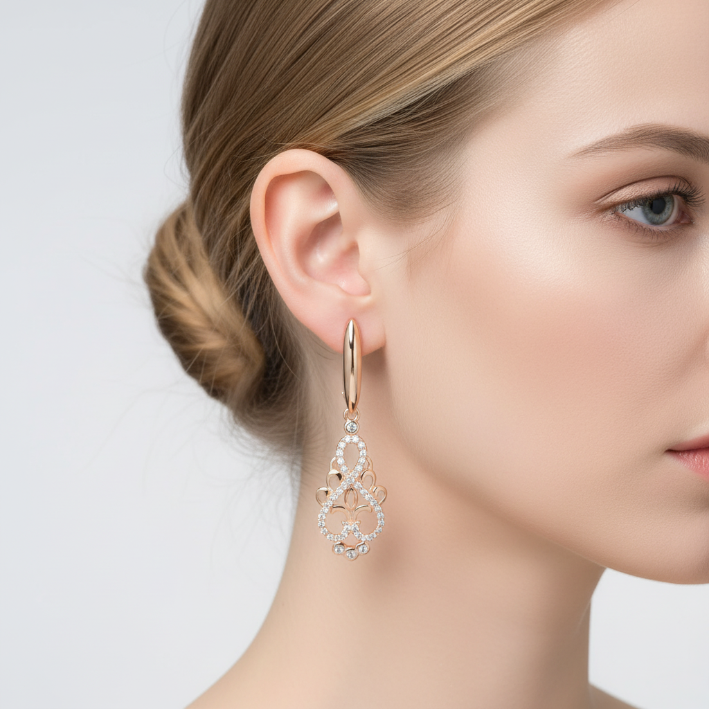 Hängende Ohrringe - Glimmeria 