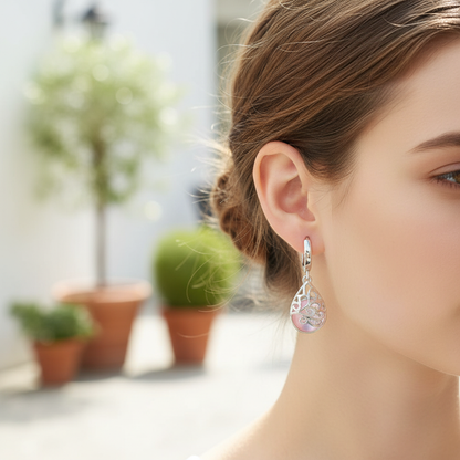 Hängende Silberohrringe - TreeDream 