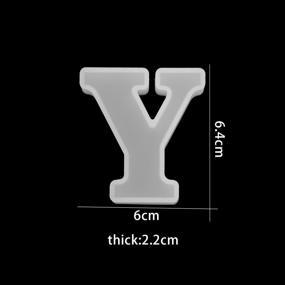 3D Silikonform zum Gießen von Schokoladenbuchstaben – BackSpaß (1+1 Gratis)