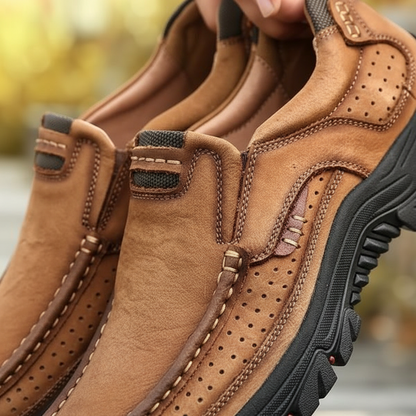 Herren Wanderschuh Orthopädisch Handgenäht -  Troy