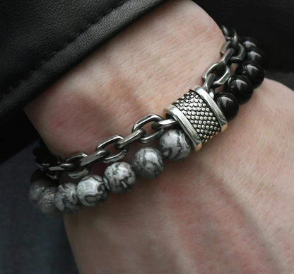 Herrenarmband Aus Jaspis - JasperArm 