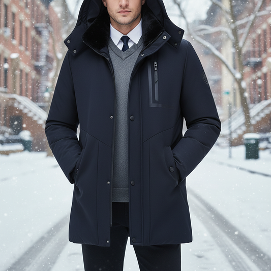 Herrenparka Mit Abnehmbarer Kapuze - Lawrence