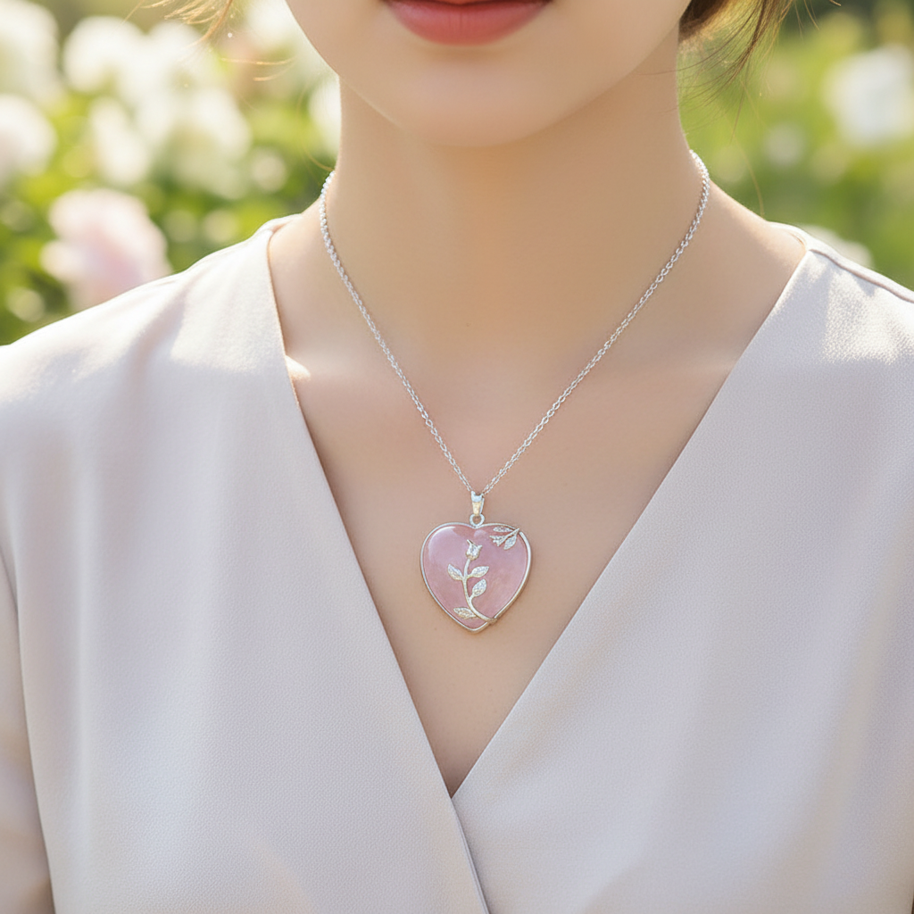 Herzanhänger Mit Kette - LoveChain 