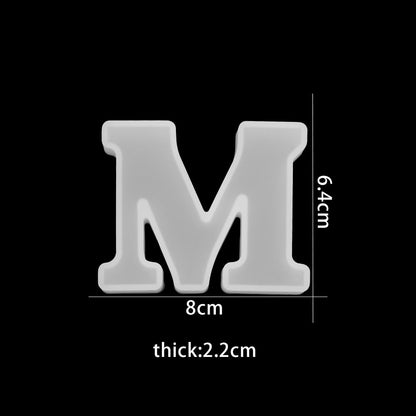 3D Silikonform zum Gießen von Schokoladenbuchstaben – BackSpaß (1+1 Gratis)